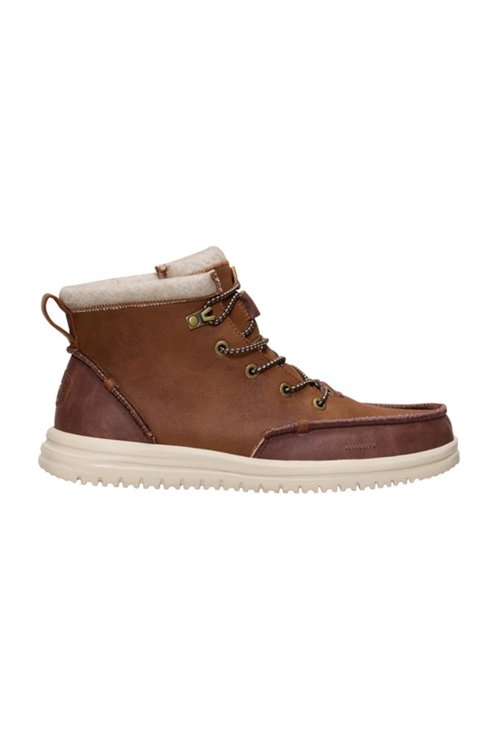 HEYDUDE Men's Bradley Classic Tumbled in Cognac