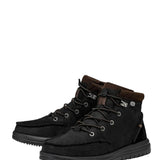 HEYDUDE Men’s Brandley Leather Boots in Black