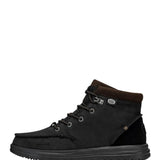 HEYDUDE Men’s Brandley Leather Boots in Black