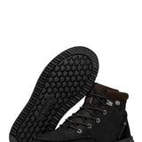 HEYDUDE Men’s Brandley Leather Boots in Black