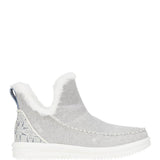 HEYDUDE Women’s Camden Brushed Cozy Booties in Grey