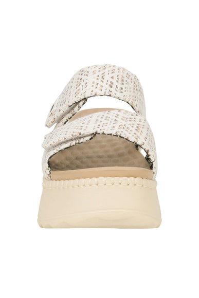 HEYDUDE Delray Slide Surf Baja Sandals for Women in Tan/Multi