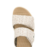 HEYDUDE Delray Slide Surf Baja Sandals for Women in Tan/Multi