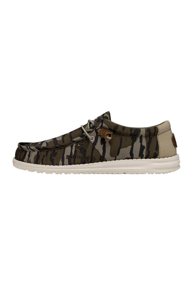 Hey Dude Shoes Men’s Wally Mossy Oak Shoes in Bottomland