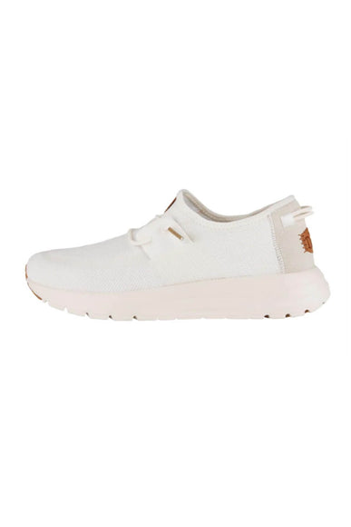 HEYDUDE Men's Sirocco Neutrals Shoes in White