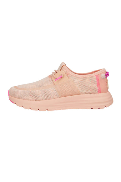 HEYDUDE Women’s Sirocco Speckle Shoes in Pink