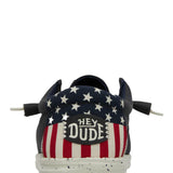 HEYDUDE Men’s Wally Americana Shoes in Navy