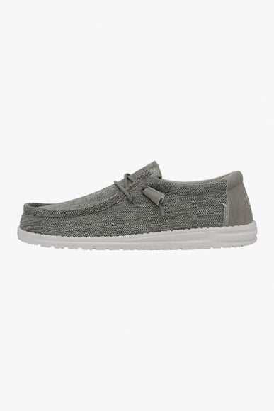 Hey Dude Shoes Wally Ascend Woven Shoes for Men in Carbon 
