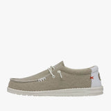 Hey Dude Shoes Wally Braided Shoes for Men in Off White
