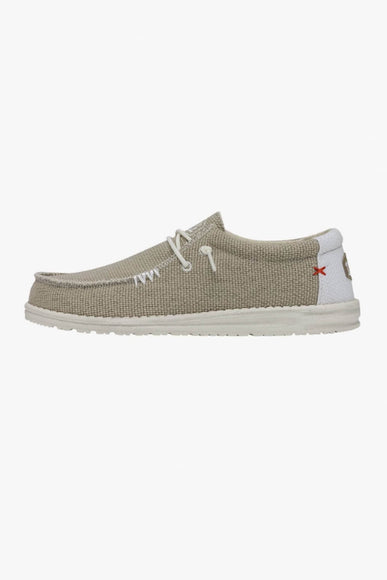 Hey Dude Shoes Wally Braided Shoes for Men in Off White