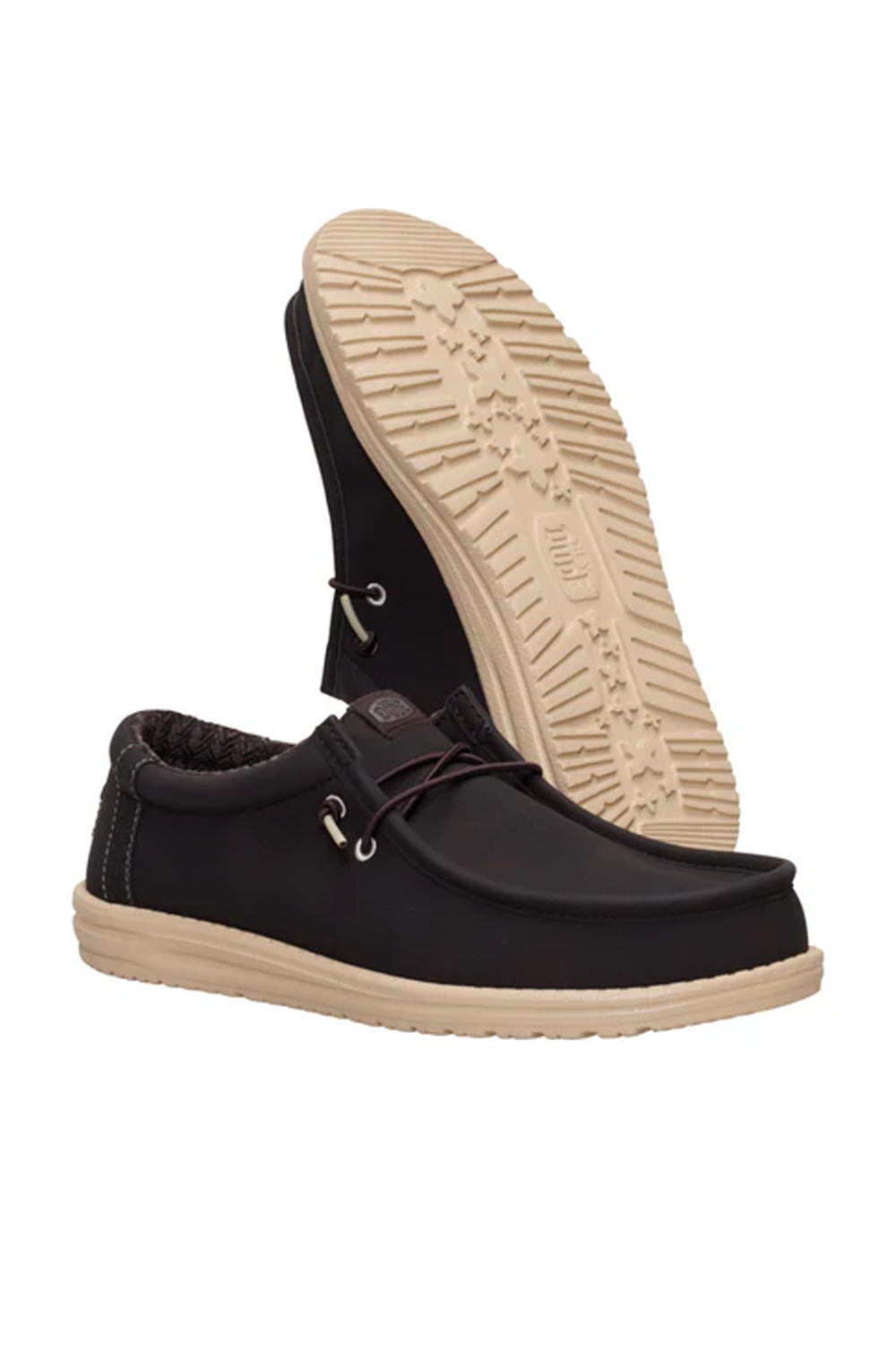 HEYDUDE Men’s Wally Classic Shoes in Brown