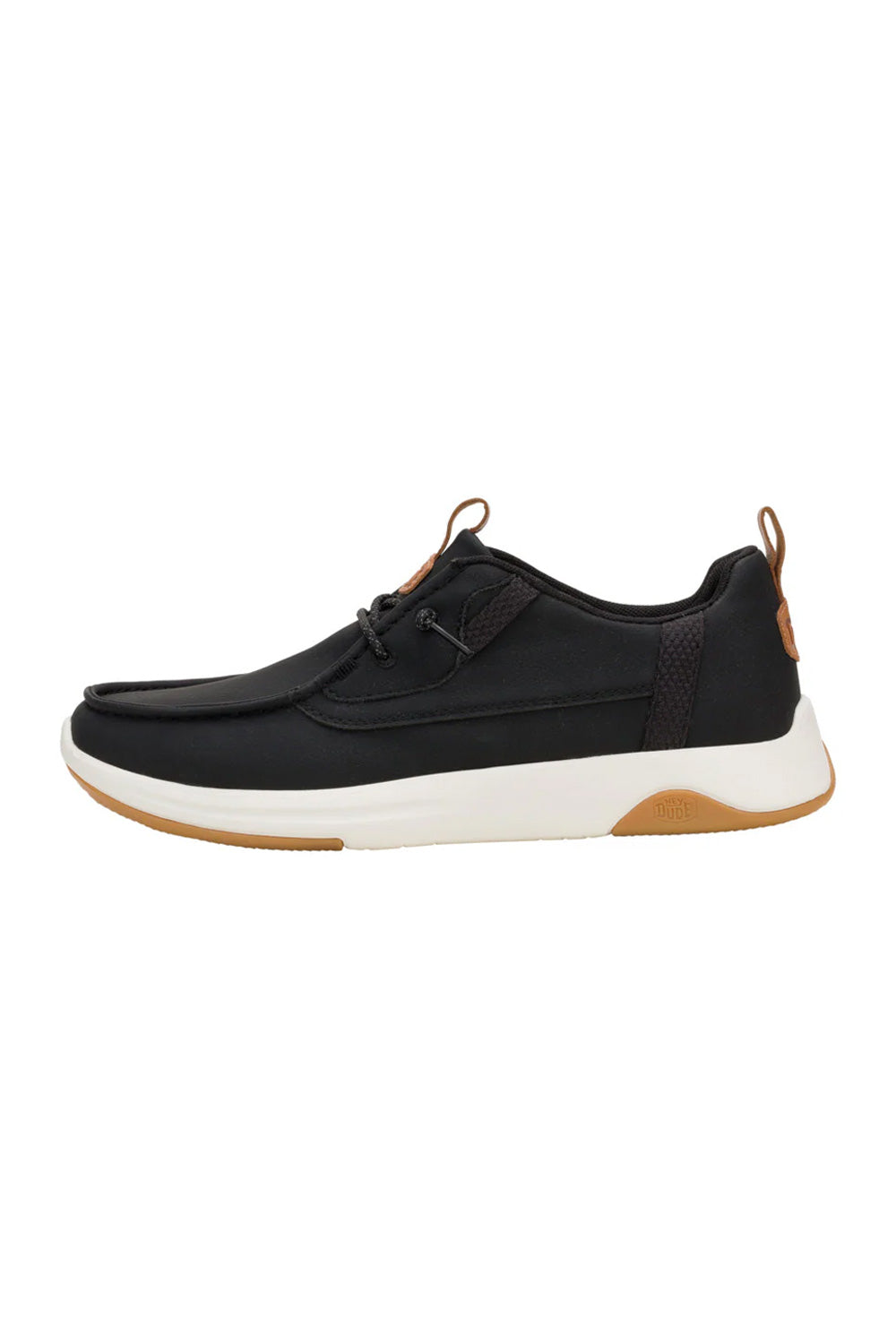HEYDUDE Men’s Wally Drift Classic Shoes in Black