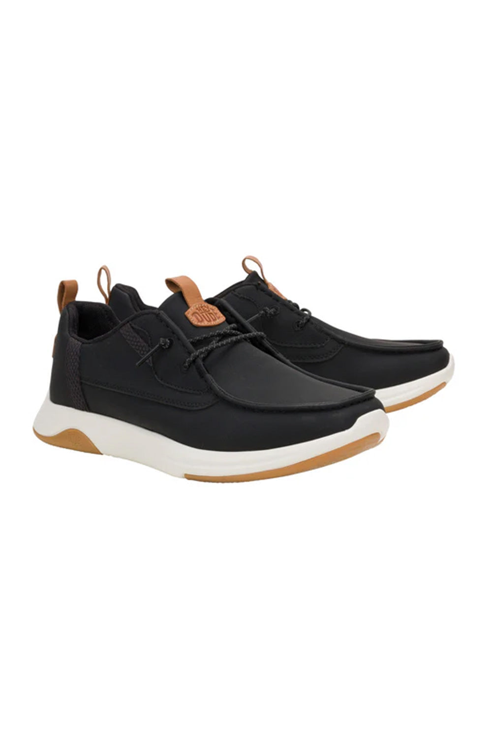 HEYDUDE Men’s Wally Drift Classic Shoes in Black