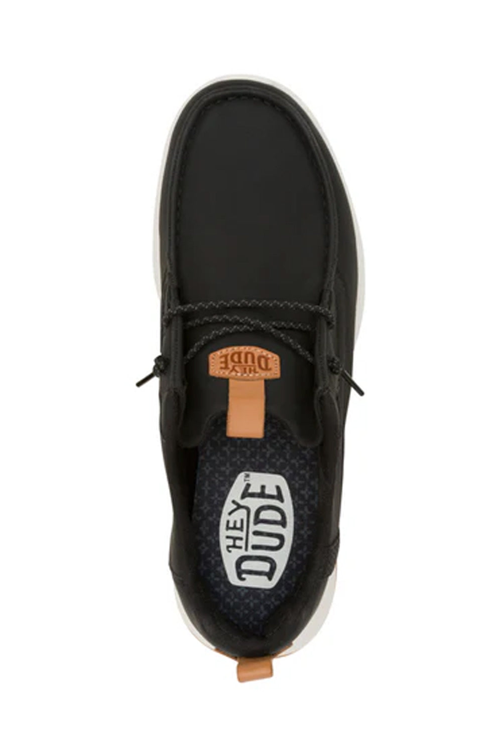 HEYDUDE Men’s Wally Drift Classic Shoes in Black