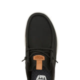 HEYDUDE Men’s Wally Drift Classic Shoes in Black