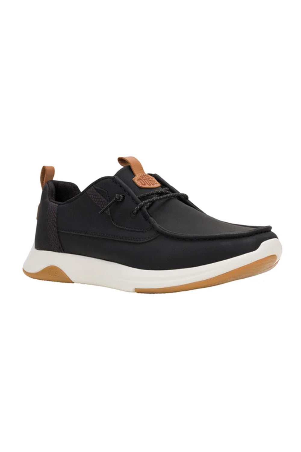 HEYDUDE Men’s Wally Drift Classic Shoes in Black