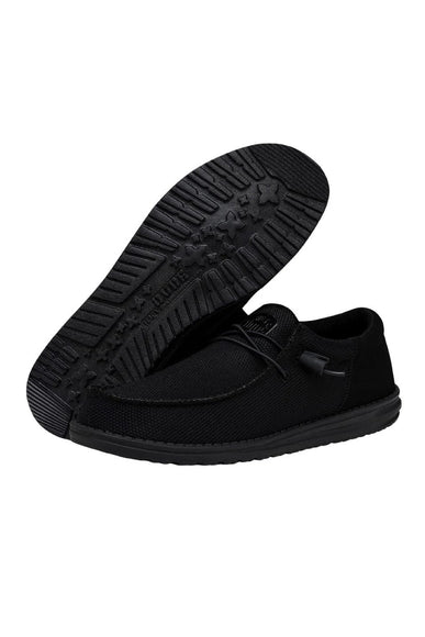 HEYDUDE Men’s Wally Funk Mono Shoes in Black