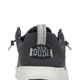 HEYDUDE Men’s Hey2O Mesh Shoes in Black/Grey