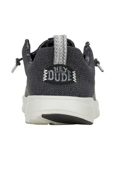 HEYDUDE Men’s Hey2O Mesh Shoes in Black/Grey