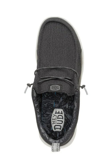HEYDUDE Men’s Hey2O Mesh Shoes in Black/Grey