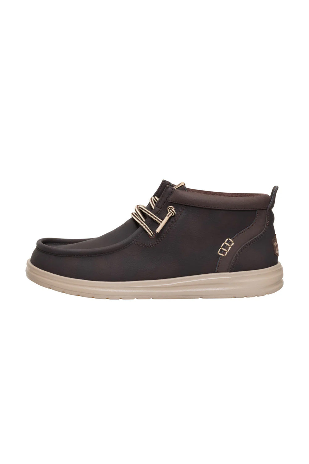 HEYDUDE Men's Wally Mid Gripr Classic in Mole Brown