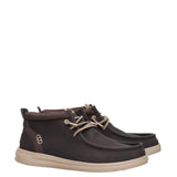 HEYDUDE Men's Wally Mid Gripr Classic in Mole Brown