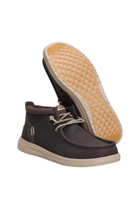 HEYDUDE Men's Wally Mid Gripr Classic in Mole Brown