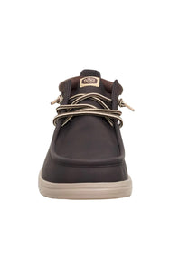 HEYDUDE Men's Wally Mid Gripr Classic in Mole Brown