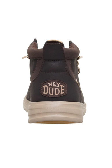 HEYDUDE Men's Wally Mid Gripr Classic in Mole Brown