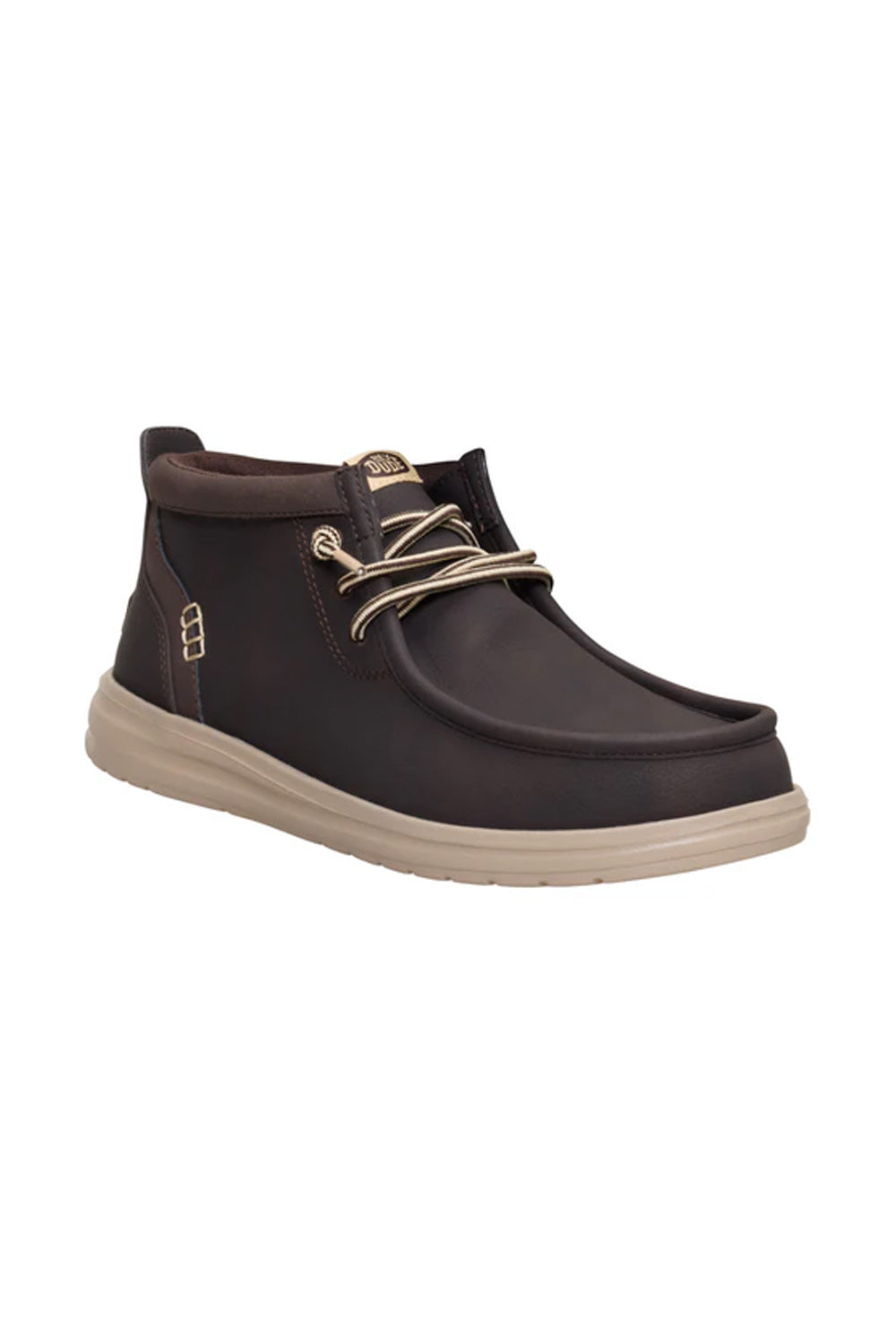 HEYDUDE Men's Wally Mid Gripr Classic in Mole Brown