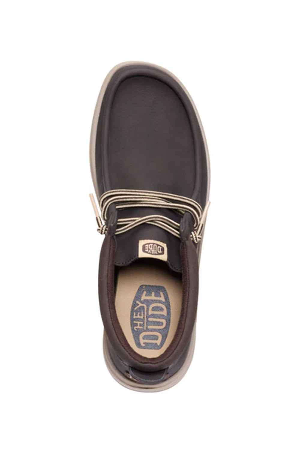 HEYDUDE Men's Wally Mid Gripr Classic in Mole Brown