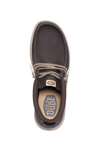HEYDUDE Men's Wally Mid Gripr Classic in Mole Brown