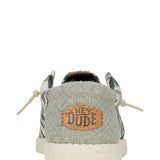 HEYDUDE Men’s Wally Jute Shoes in Egret Cloud Blue