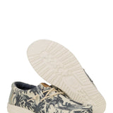 HEYDUDE Men’s Wally Jute Shoes in Egret Cloud Blue