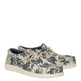 HEYDUDE Men’s Wally Jute Shoes in Egret Cloud Blue