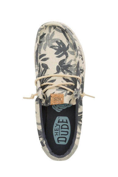 HEYDUDE Men’s Wally Jute Shoes in Egret Cloud Blue