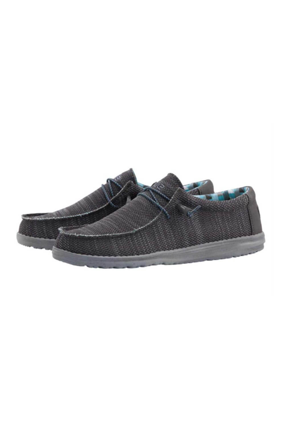 HEYDUDE Shoes Men’s Wally Sox Shoes in Charcoal