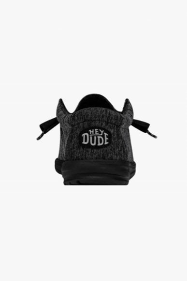 Hey Dude Shoes Men’s Wally Sport Knit Shoes in Black/Black