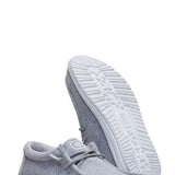 HEYDUDE Men’s Wally Stretch Jersey Shoes in Grey