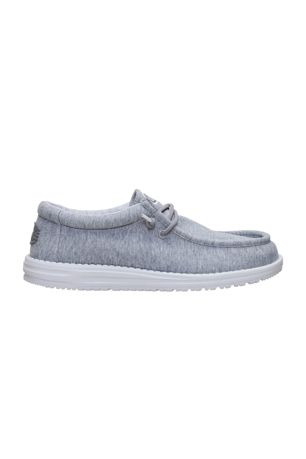 HEYDUDE Men’s Wally Stretch Jersey Shoes in Grey