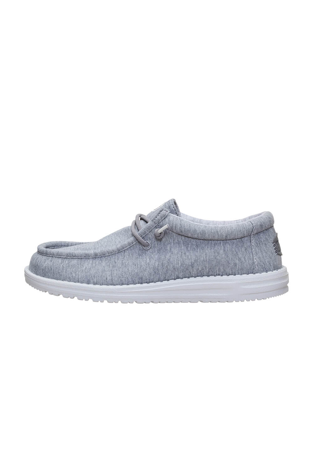 HEYDUDE Men’s Wally Stretch Jersey Shoes in Grey