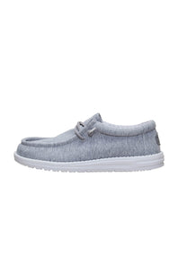 HEYDUDE Men’s Wally Stretch Jersey Shoes in Grey