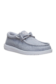 HEYDUDE Men’s Wally Stretch Jersey Shoes in Grey