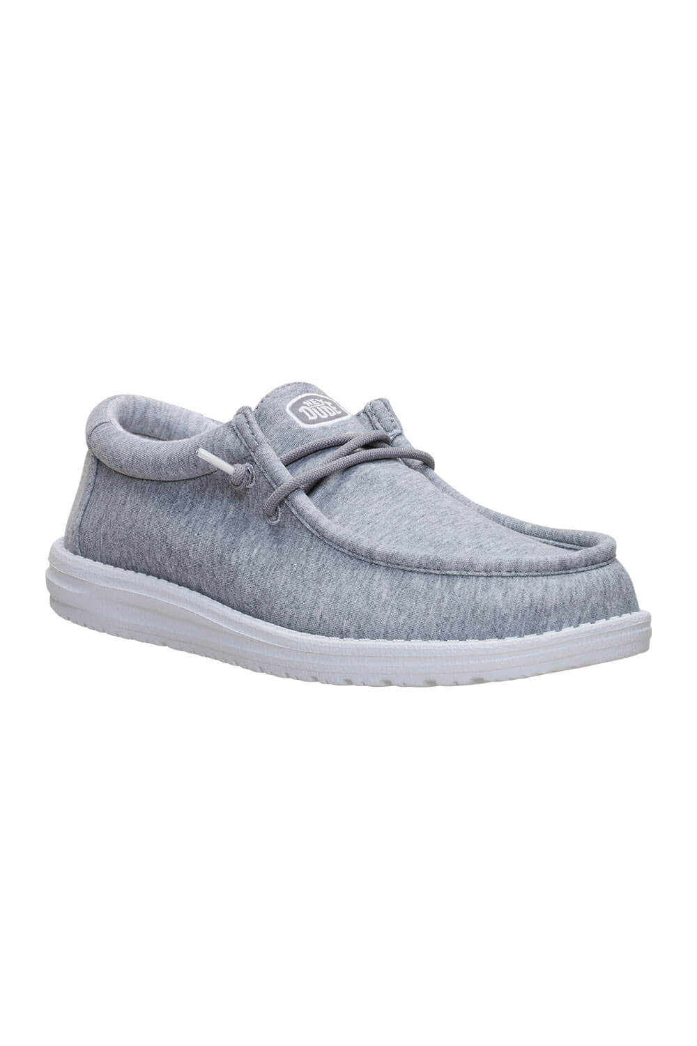 HEYDUDE Men’s Wally Stretch Jersey Shoes in Grey