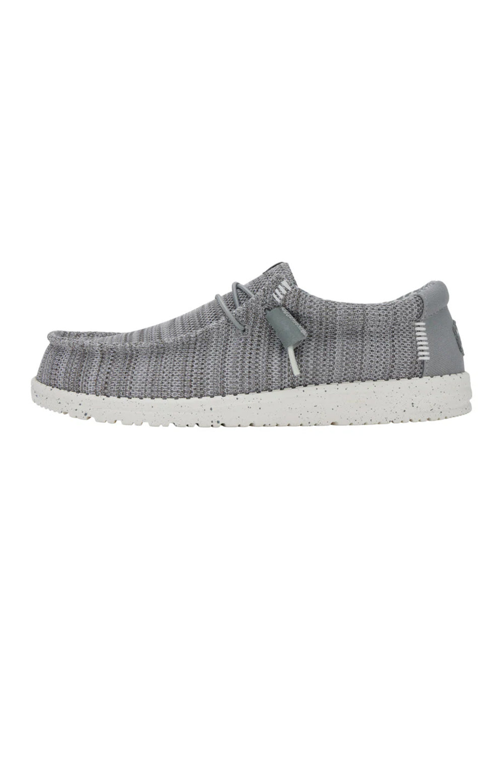 HEYDUDE Men's Wally Stretch Sox Shoes in Grey | 41898-030