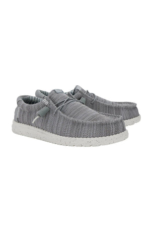 Hey Dude Men’s Wally L Stretch Steel Gray, Size 13 Hey Dude Men main image 4