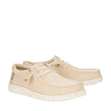 HEYDUDE Men’s Wally Stretch Sox Shoes in Irish Cream
