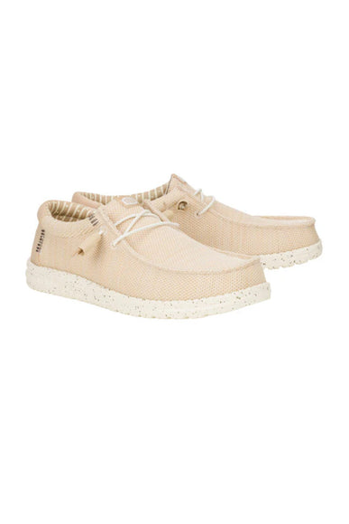 HEYDUDE Men’s Wally Stretch Sox Shoes in Irish Cream