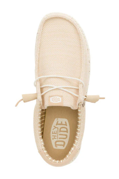 HEYDUDE Men’s Wally Stretch Sox Shoes in Irish Cream