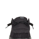 HEYDUDE Men’s Wally Stretch Sox Shoes in Black
